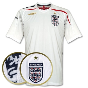 England Home Shirt 2007/2009