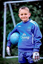 Harry Yates, Torhüter beim FC Everton Harry Yates, Torhüter beim FC Everton