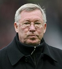 Ein ruhiger Sir Alex Ferguson