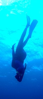 Eduardo diving