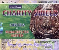 Charity Shield 1997 Chelsea FC v Manchester United