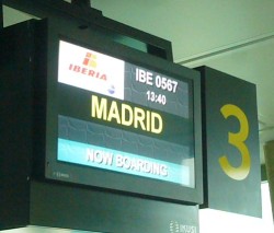 Flight To Madrid